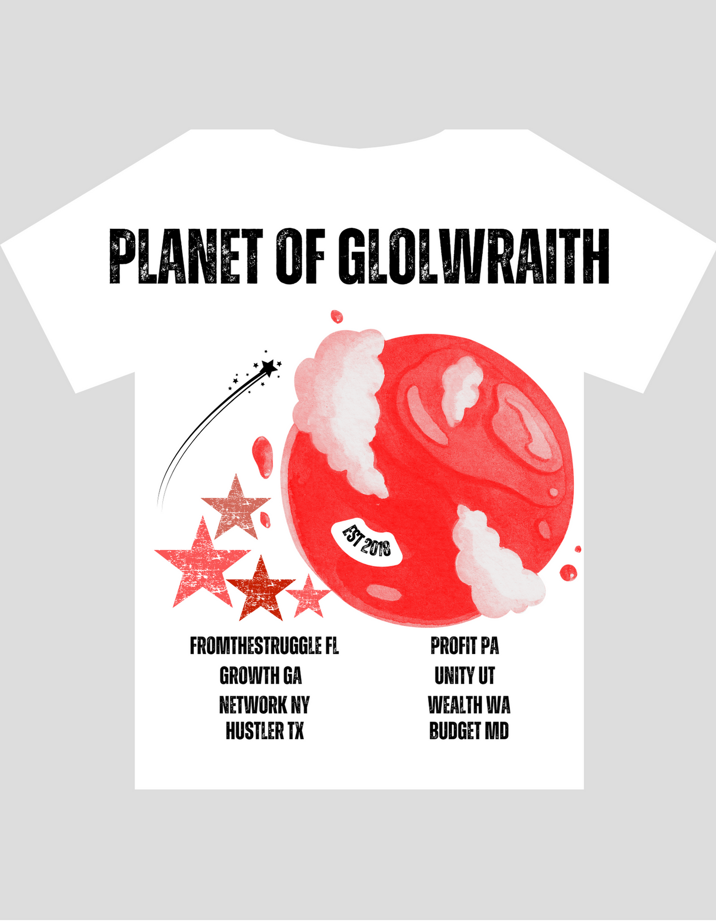 Planet Of GloLwraith Tee